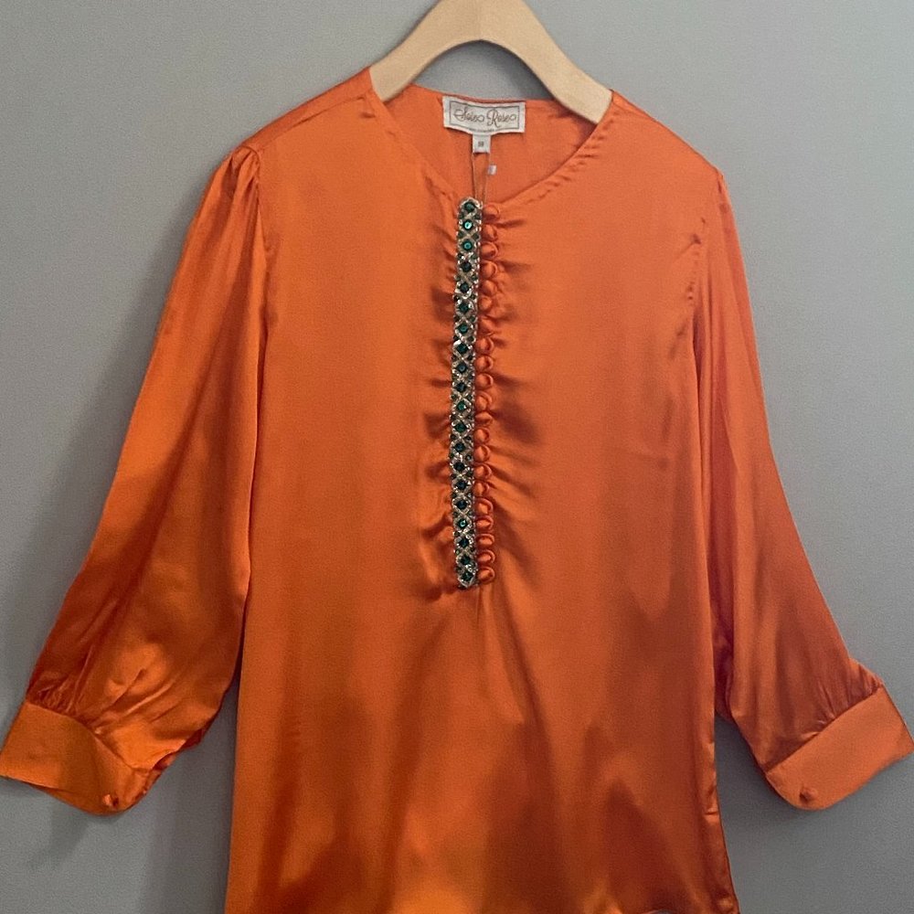 women silk blouse